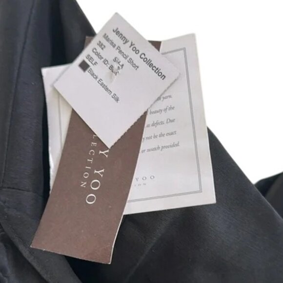 Jenny Yoo Collection Marisa pencil short tube dress black women's size 8 NWT - Picture 6 of 6